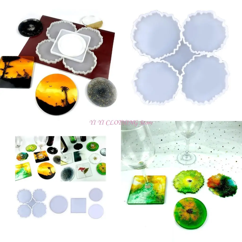 N5KF Силиконовая кастрюля смола с эпоксидной смолой формы для коврика для миски, подсвечника
N5KF Силиконовая кастрюля смола с эпоксидной смолой формы для коврика для миски, подсвечника