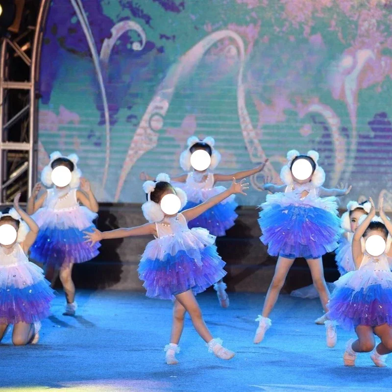 New Children's Performance Clothing Girls' Dance Skirt Snow Baby Performance Clothing Children's Dance Fluffy Skirt
New Children's Performance Clothing Girls' Dance Skirt Snow Baby Performance Clothing Children's Dance Fluffy Skirt