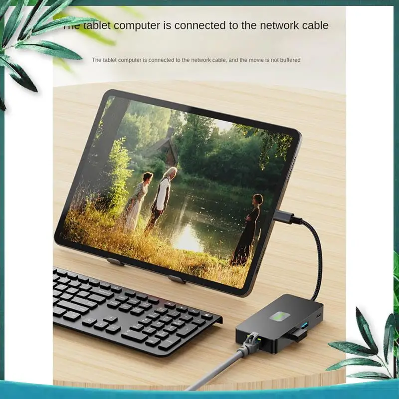 6-в-1 USB 3.2 Type C Hub Док-станция для ноутбука Gigabit + USB3.2 (10 Гбит/с) + 4K/60 Гц HD + PD100 Вт Быстрая зарядка
6-в-1 USB 3.2 Type C Hub Док-станция для ноутбука Gigabit + USB3.2 (10 Гбит/с) + 4K/60 Гц HD + PD100 Вт Быстрая зарядка