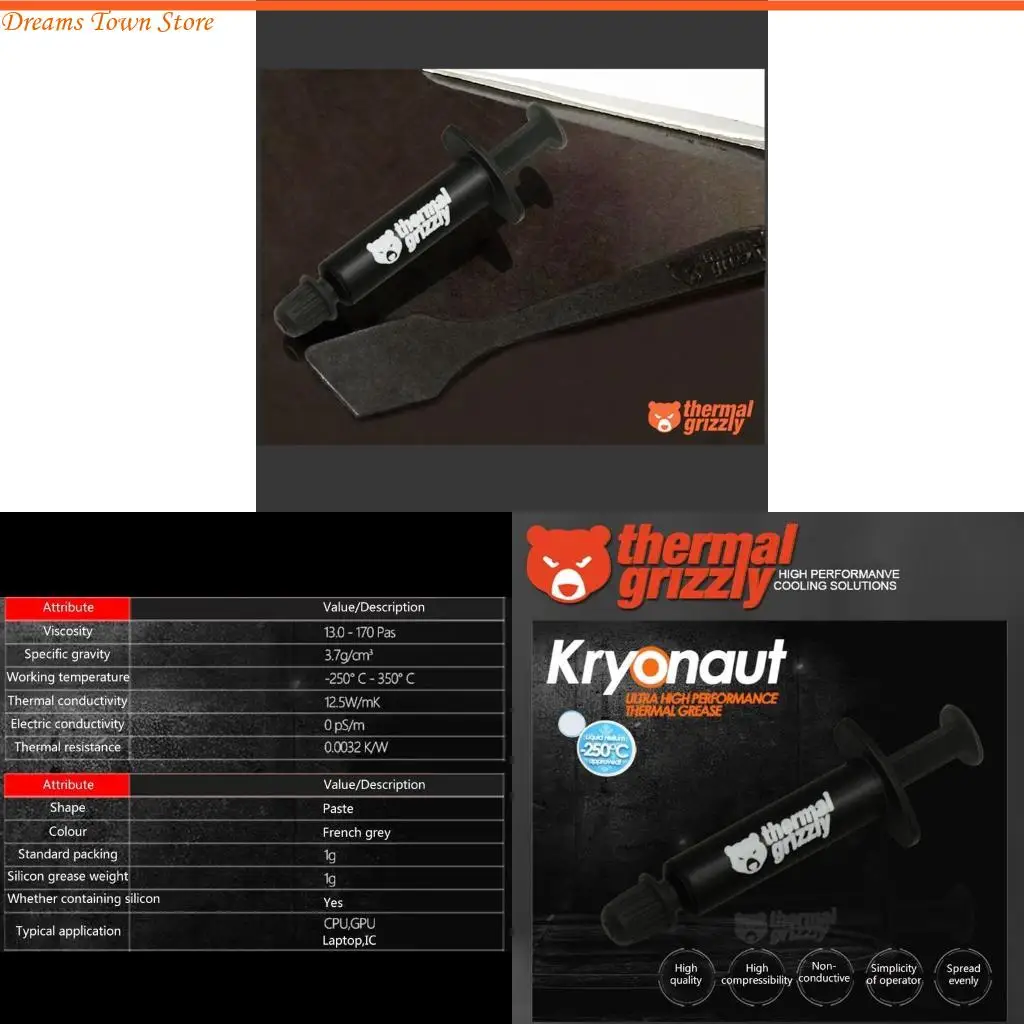 HX6A ЦП -графический процессор COOLER GEASE CONDRAICE TEAPSINK TERMAL GRIZZLY KRYONAUT PASTER 1G
HX6A ЦП -графический процессор COOLER GEASE CONDRAICE TEAPSINK TERMAL GRIZZLY KRYONAUT PASTER 1G