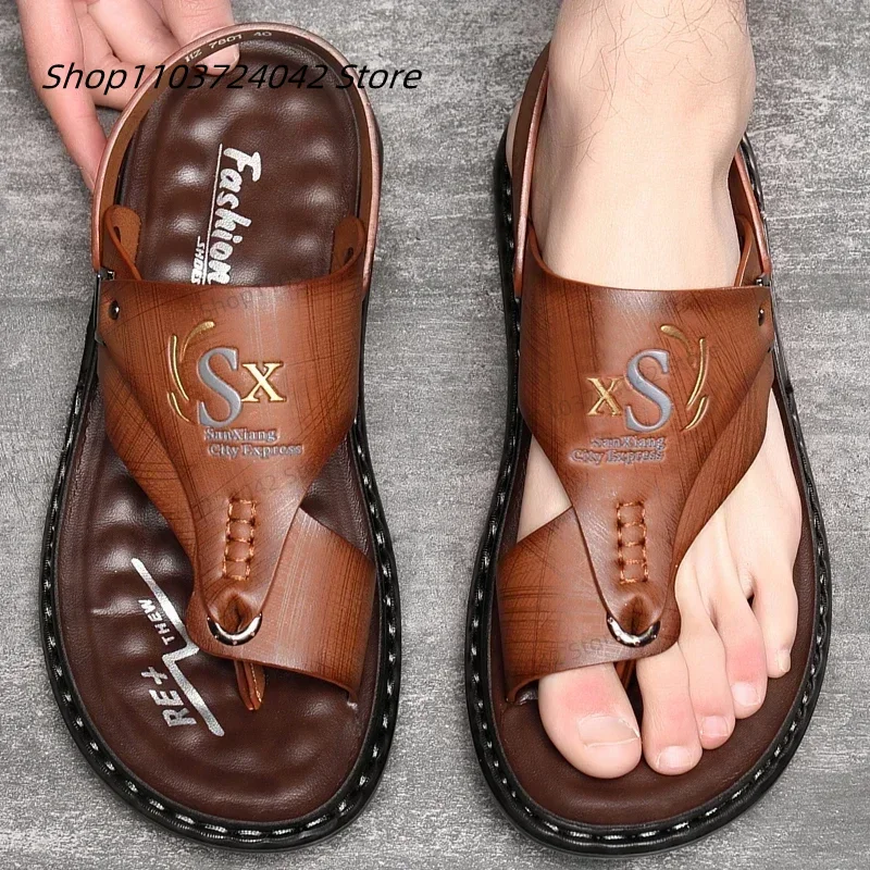 Men's Sandals Wholesale Summer Soft soled Anti slip Beach Shoes Men's Large New flip-flops Casual Outwear Sandals
Men's Sandals Wholesale Summer Soft soled Anti slip Beach Shoes Men's Large New flip-flops Casual Outwear Sandals
