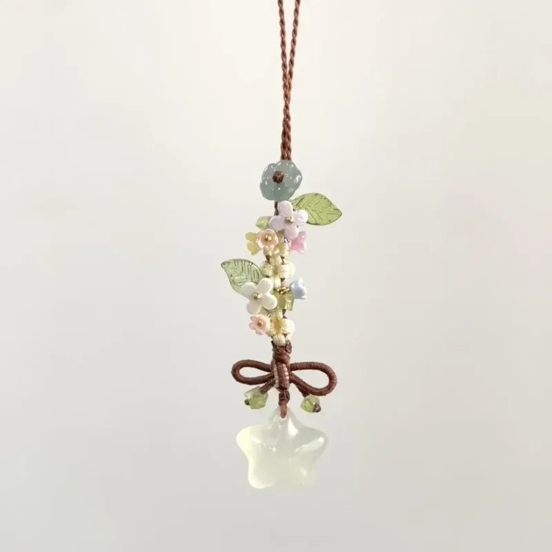 New Chinese Style Ice Transparent Star Flower Pendant XYun Sweet and Cute Mobile Bag Pendant
New Chinese Style Ice Transparent Star Flower Pendant XYun Sweet and Cute Mobile Bag Pendant