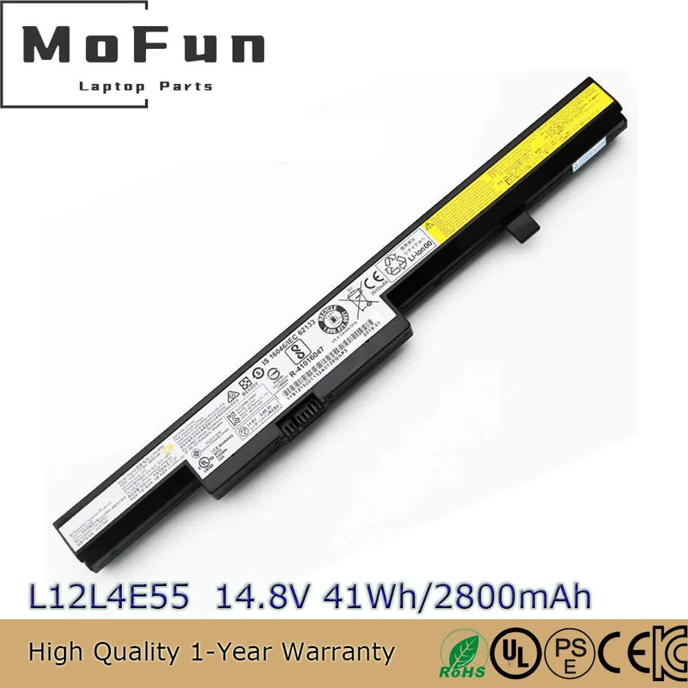 Оригинальный аккумулятор для ноутбука L12L4E55 14,8 В 41 Втч для Lenovo IdeaPad Eraser B40 B50 N40 N50 L12M4E55
Оригинальный аккумулятор для ноутбука L12L4E55 14,8 В 41 Втч для Lenovo IdeaPad Eraser B40 B50 N40 N50 L12M4E55
