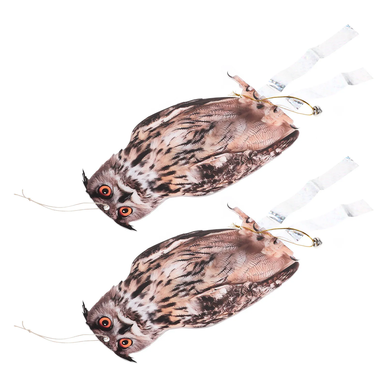 2 комплекта, реалистичное сова, отпугивающее устройство для птиц, садовое подвесное вращающееся украшение для двора, декоративное уличное украшение для лужайки, декор для патио
2 комплекта, реалистичное сова, отпугивающее устройство для птиц, садовое подвесное вращающееся украшение для двора, декоративное уличное украшение для лужайки, декор для патио