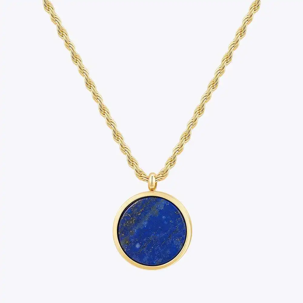 ENFASHION Collares Para Mujer Natural Stone Disk Pendant Necklace For Women's Stainless Steel Fashion Gold Color Jewelry P243439
ENFASHION Collares Para Mujer Natural Stone Disk Pendant Necklace For Women's Stainless Steel Fashion Gold Color Jewelry P243439