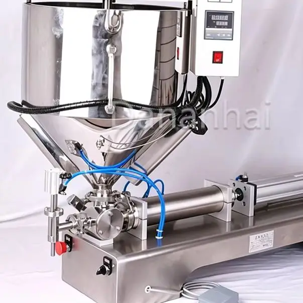 Stainless Steel Large Paste Filling Machine with Heating Stirring Mixing Hopper for Honey Filling
Stainless Steel Large Paste Filling Machine with Heating Stirring Mixing Hopper for Honey Filling