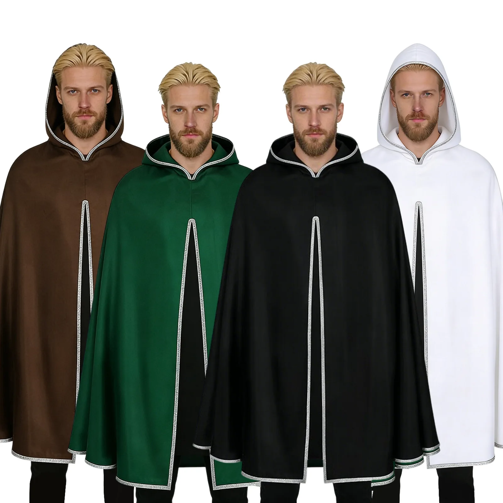 Renaissance Medieval Hooded Cloak Viking Pirate Knight Cape for Women Halloween Stage Performance Costume
Renaissance Medieval Hooded Cloak Viking Pirate Knight Cape for Women Halloween Stage Performance Costume