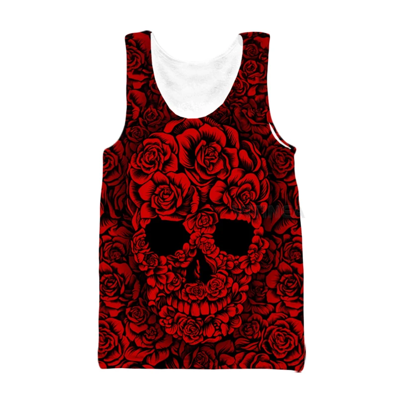 New 3D Printing FLOWER SKULL Fashion Men Women Tracksuits Crewneck Hip Hop Vest Size S-7XL Mesh Top
New 3D Printing FLOWER SKULL Fashion Men Women Tracksuits Crewneck Hip Hop Vest Size S-7XL Mesh Top