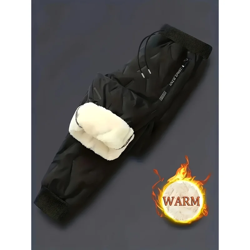 Men's Warm Fleece Lining Jogging Pants Casual Ties Sports Belt Pocket Solid Color Sports Pants Clothes Y2k Man Oversize
Men's Warm Fleece Lining Jogging Pants Casual Ties Sports Belt Pocket Solid Color Sports Pants Clothes Y2k Man Oversize