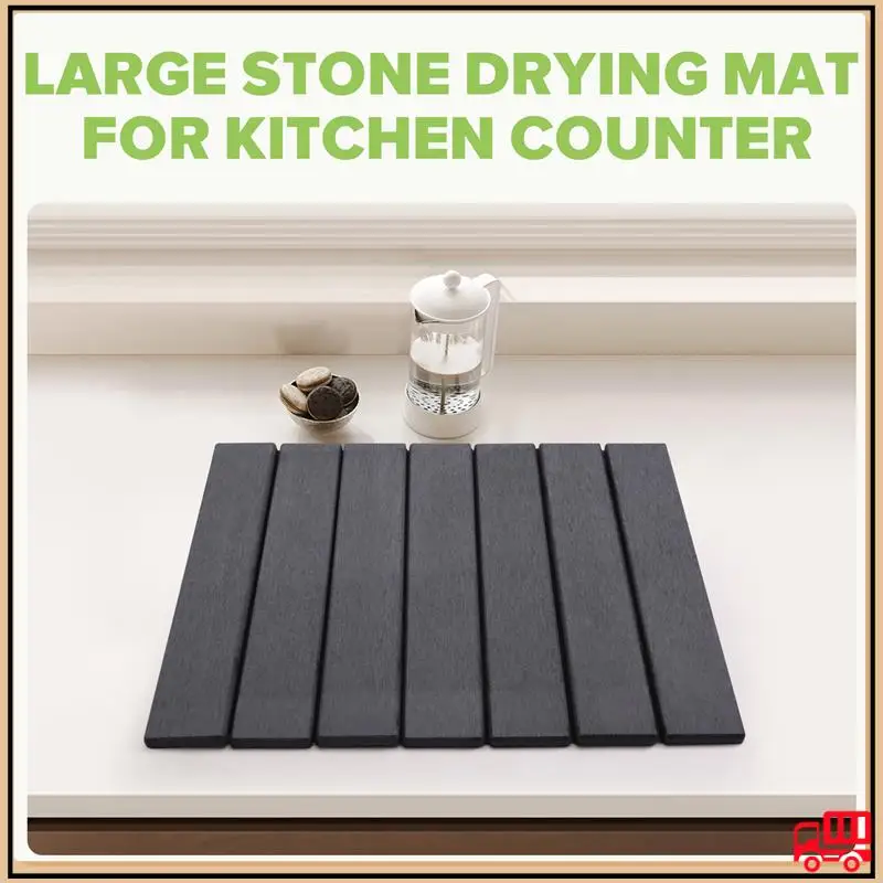 Reliable Stone Dish Water Absorbing Mat For Kitchen Counter, Instant Drying Pad, Foldable, Diatomaceous Earth Water Mat,
Reliable Stone Dish Water Absorbing Mat For Kitchen Counter, Instant Drying Pad, Foldable, Diatomaceous Earth Water Mat,
