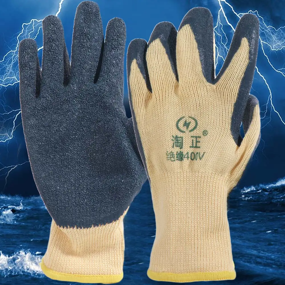 Mittens 400V Electrician Work Gloves Nonslip Wear-resistant Anti-electricity Gloves Flexible Insulating Gloves Low Voltage 400v
Mittens 400V Electrician Work Gloves Nonslip Wear-resistant Anti-electricity Gloves Flexible Insulating Gloves Low Voltage 400v