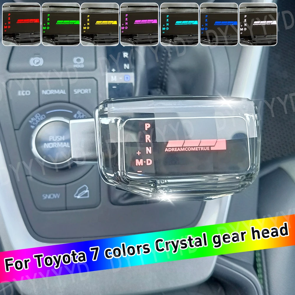 Car Gear Shift Knob Fit For Toyota Rav4 Highland Levin Camry XV70 Avalon 2018-2020 LED Crystal Shifter Lever InteriorReplacement
Car Gear Shift Knob Fit For Toyota Rav4 Highland Levin Camry XV70 Avalon 2018-2020 LED Crystal Shifter Lever InteriorReplacement