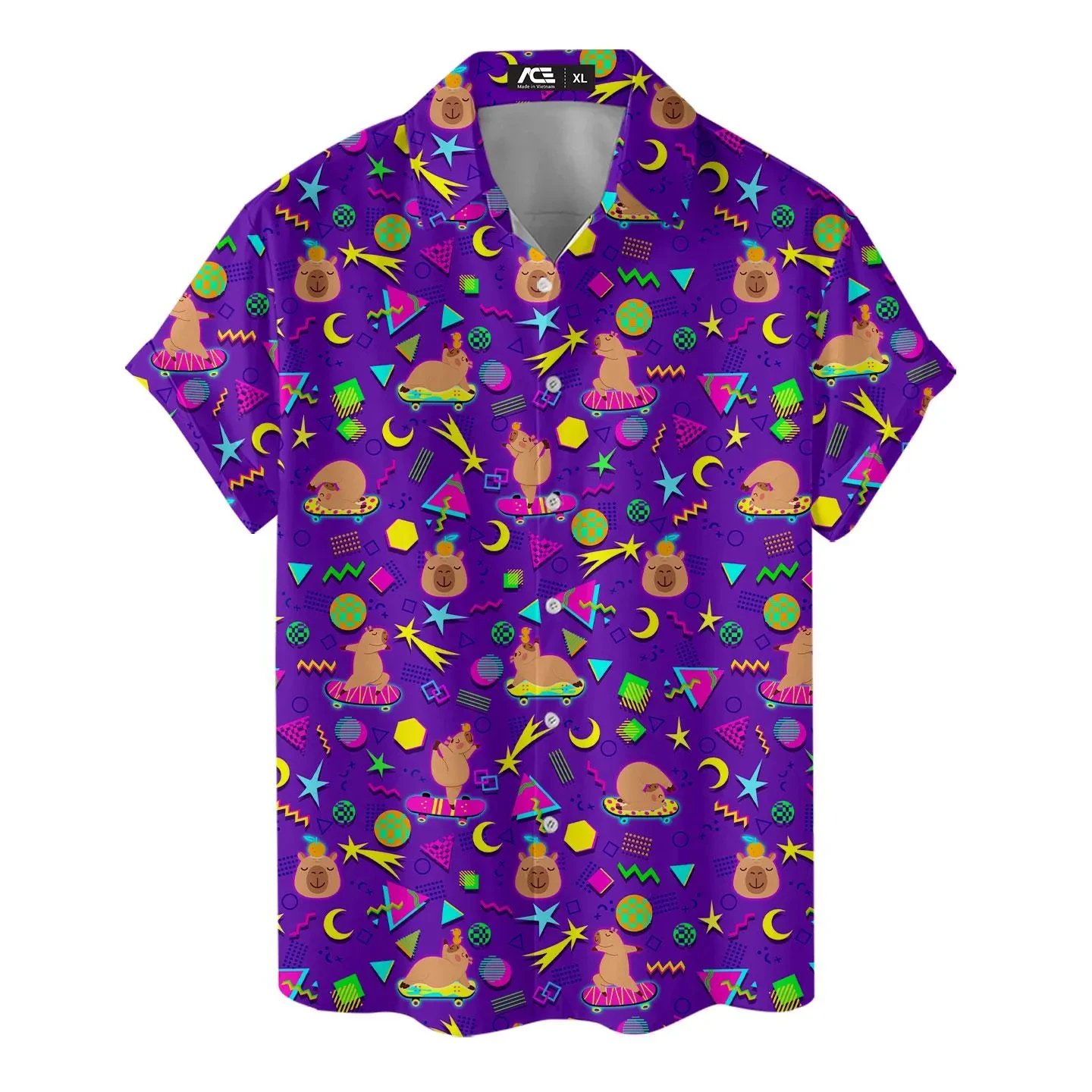 Kawaii Capybara Graphic Shirts For Men Clothing 3D Printed Hawaiian Beach Shirt Short Sleeve Y2k Cute Pey Tops Lapel Blouse
Kawaii Capybara Graphic Shirts For Men Clothing 3D Printed Hawaiian Beach Shirt Short Sleeve Y2k Cute Pey Tops Lapel Blouse