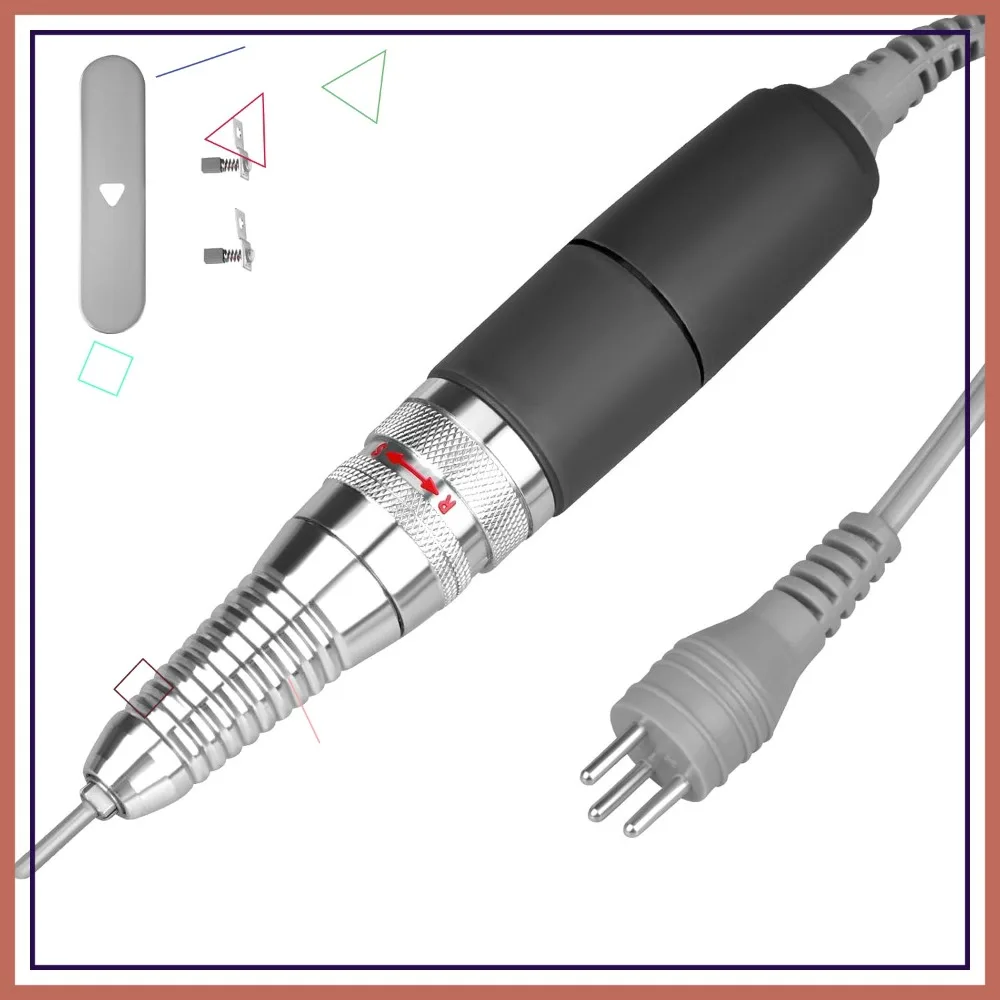 Professional 3-Pin Nail Drill Handpiece, Low Noise & Comfortable, Compatible with Multiple Machines
Professional 3-Pin Nail Drill Handpiece, Low Noise & Comfortable, Compatible with Multiple Machines
