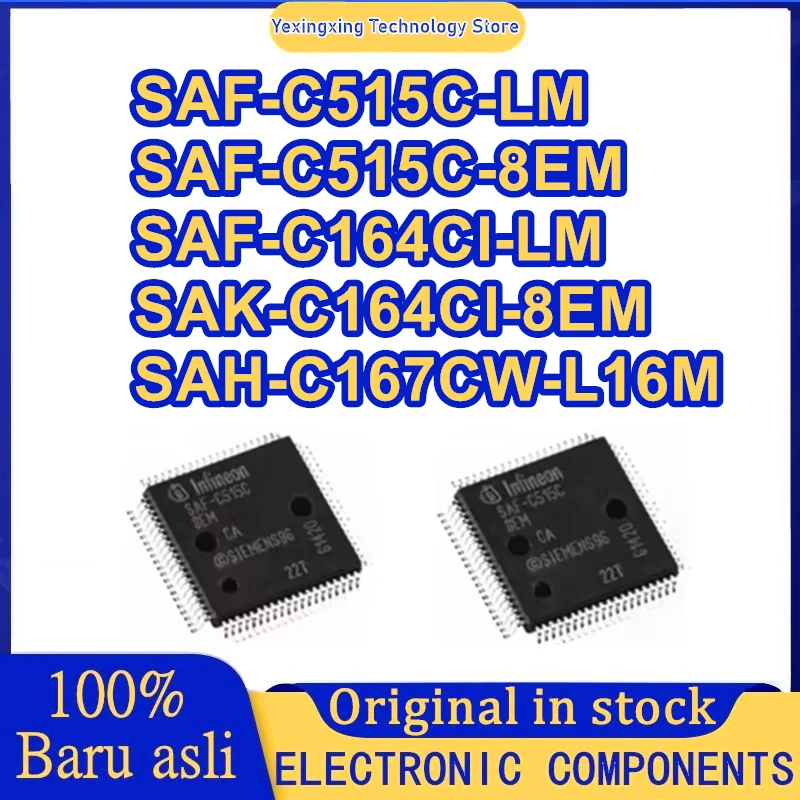 SAF-C515C-LM SAF-C515C-8EM SAF-C164CI-LM SAK-C164CI-8EM SAH-C167CW-L16M Микросхема 100% новый оригинал на складе
SAF-C515C-LM SAF-C515C-8EM SAF-C164CI-LM SAK-C164CI-8EM SAH-C167CW-L16M Микросхема 100% новый оригинал на складе