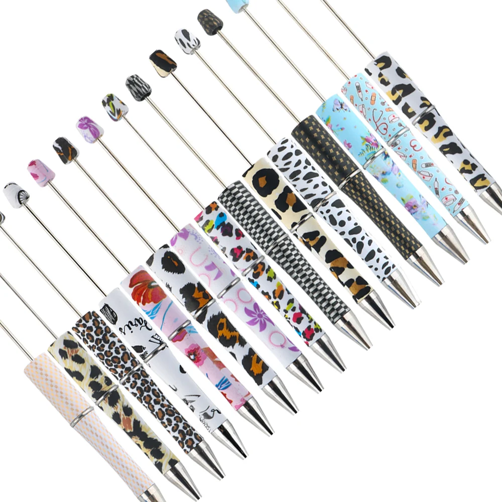 5Pcs/lot Bead Pen Printed Plastic Ballpoint Pen DIY Beaded Pen School Office Writing Supplies Stationery Wedding Gift
5Pcs/lot Bead Pen Printed Plastic Ballpoint Pen DIY Beaded Pen School Office Writing Supplies Stationery Wedding Gift