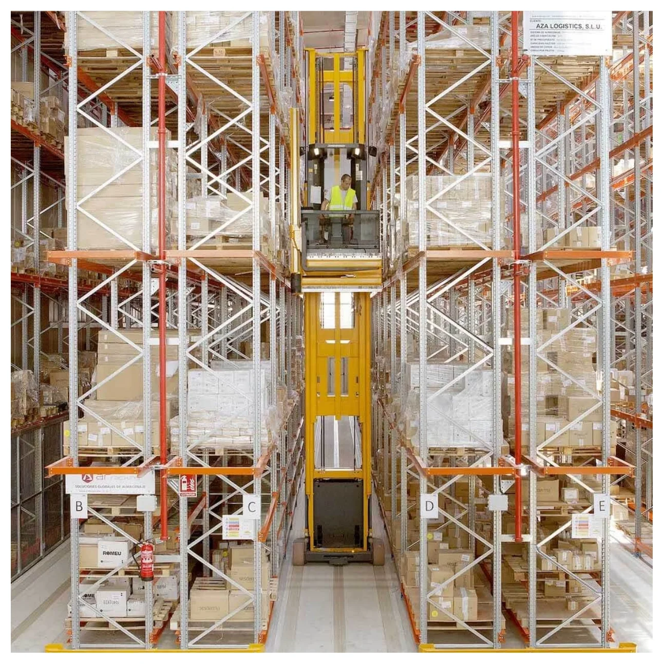 High Capacity Heavy Selective Pallet Warehouse Storage Drive-in Through Racking System for Cold Rooms
High Capacity Heavy Selective Pallet Warehouse Storage Drive-in Through Racking System for Cold Rooms