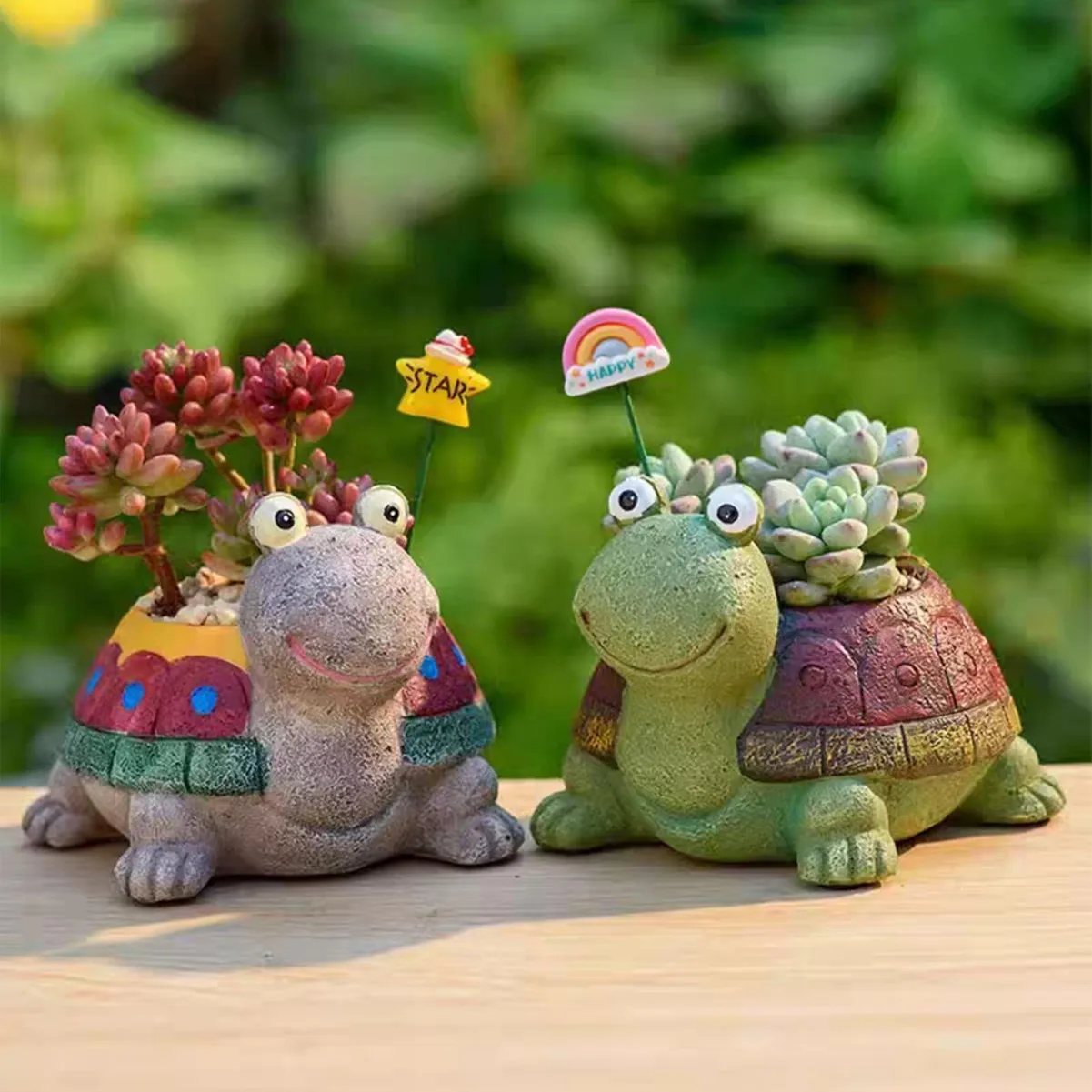 1Pc Creative Pastoral Turtle Succulent Flowerpot Cartoon Micro Landscape Resin Crafts Decorative Ornament Suitable for Courtyard
1Pc Creative Pastoral Turtle Succulent Flowerpot Cartoon Micro Landscape Resin Crafts Decorative Ornament Suitable for Courtyard