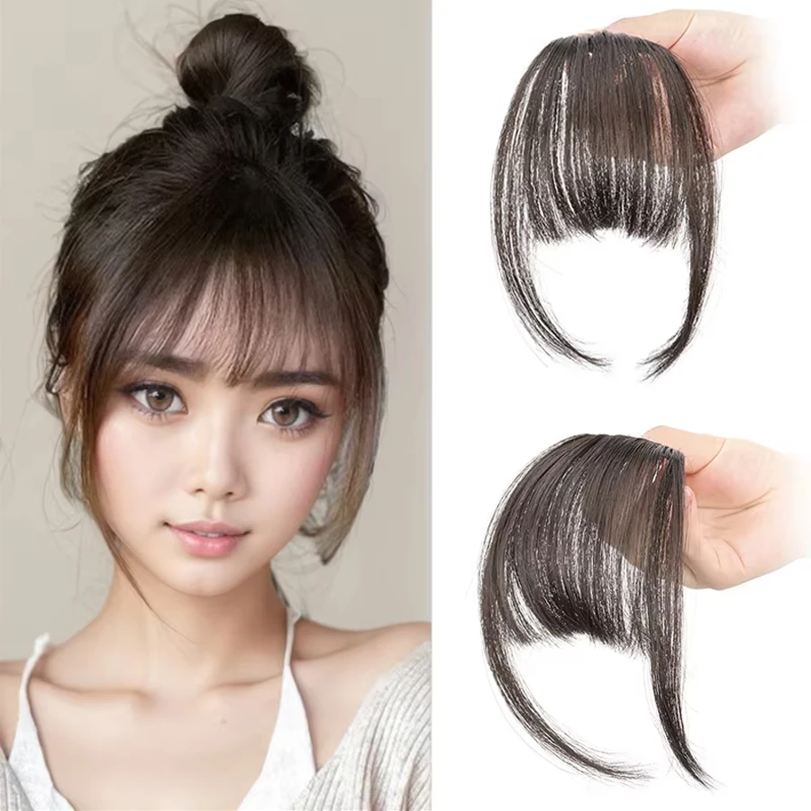 Synthetic Fake Invisible Air Bangs Hair Extension Front Fringes Hairpiece Black Brown Hair Accessories for Women
Synthetic Fake Invisible Air Bangs Hair Extension Front Fringes Hairpiece Black Brown Hair Accessories for Women