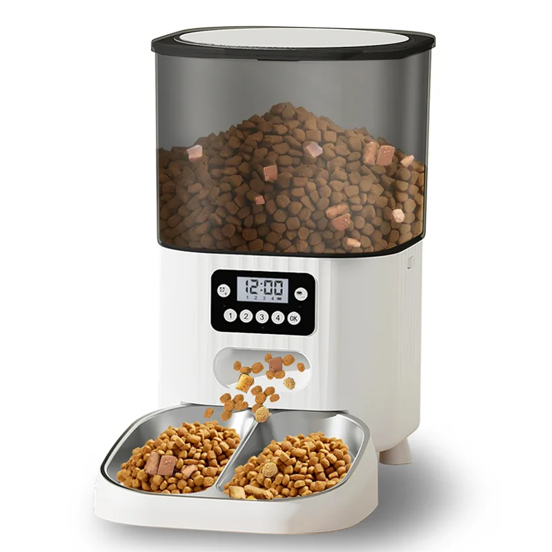 New wifi pet intelligent automatic feeder timed quantitative feeder remote voice video feeder
New wifi pet intelligent automatic feeder timed quantitative feeder remote voice video feeder