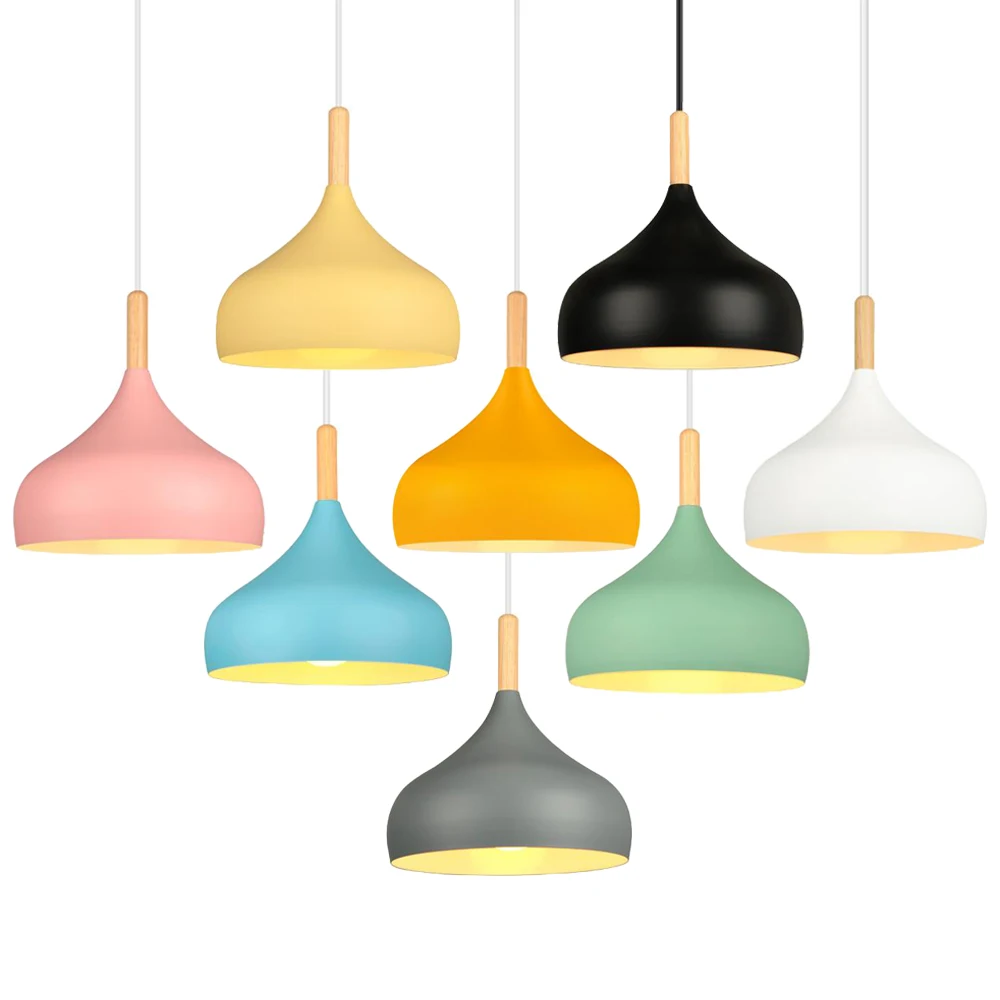 Nordic Modern Pendant Lights Wood Aluminum Lampshade Fixture Lighting E27 Hanging Lamps Indoor Home Decor luminarias decorativas
Nordic Modern Pendant Lights Wood Aluminum Lampshade Fixture Lighting E27 Hanging Lamps Indoor Home Decor luminarias decorativas
