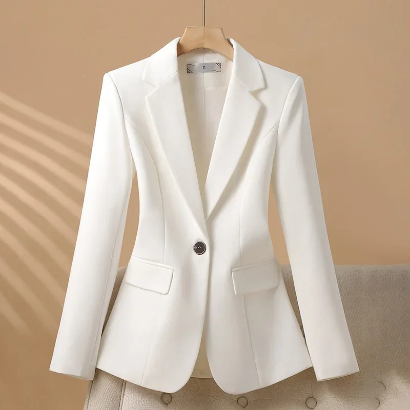New Winter Autumn Jacket 2025 Women Blazer Casual Single Button Long Sleeve Red Black White Slim Suit Ladies Office Coat Fashion
New Winter Autumn Jacket 2025 Women Blazer Casual Single Button Long Sleeve Red Black White Slim Suit Ladies Office Coat Fashion