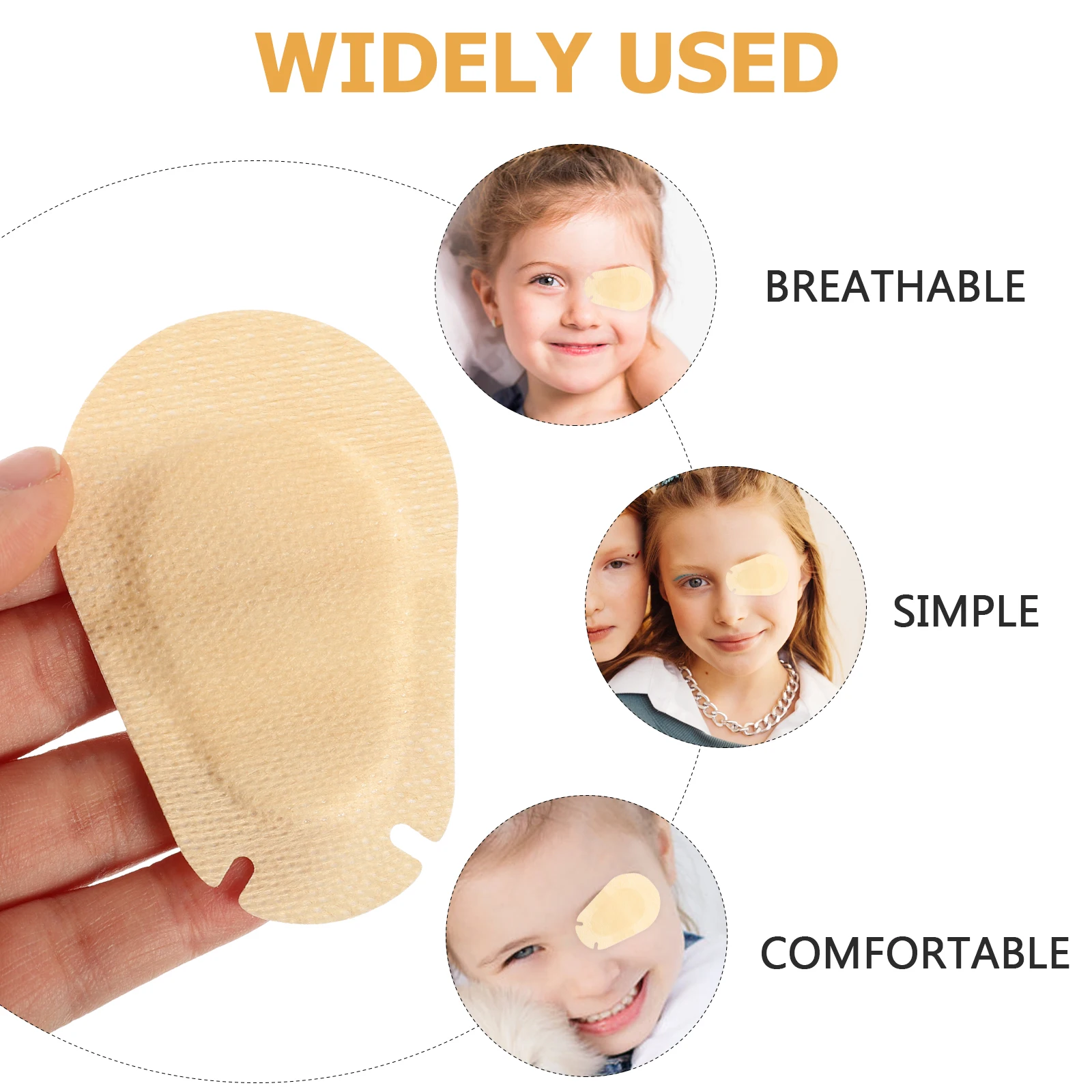 20pcs Eye Eye Patches For Kids Patch Breathable Non-woven Amblyopia Strabismus Lightweight Durable Practical
20pcs Eye Eye Patches For Kids Patch Breathable Non-woven Amblyopia Strabismus Lightweight Durable Practical