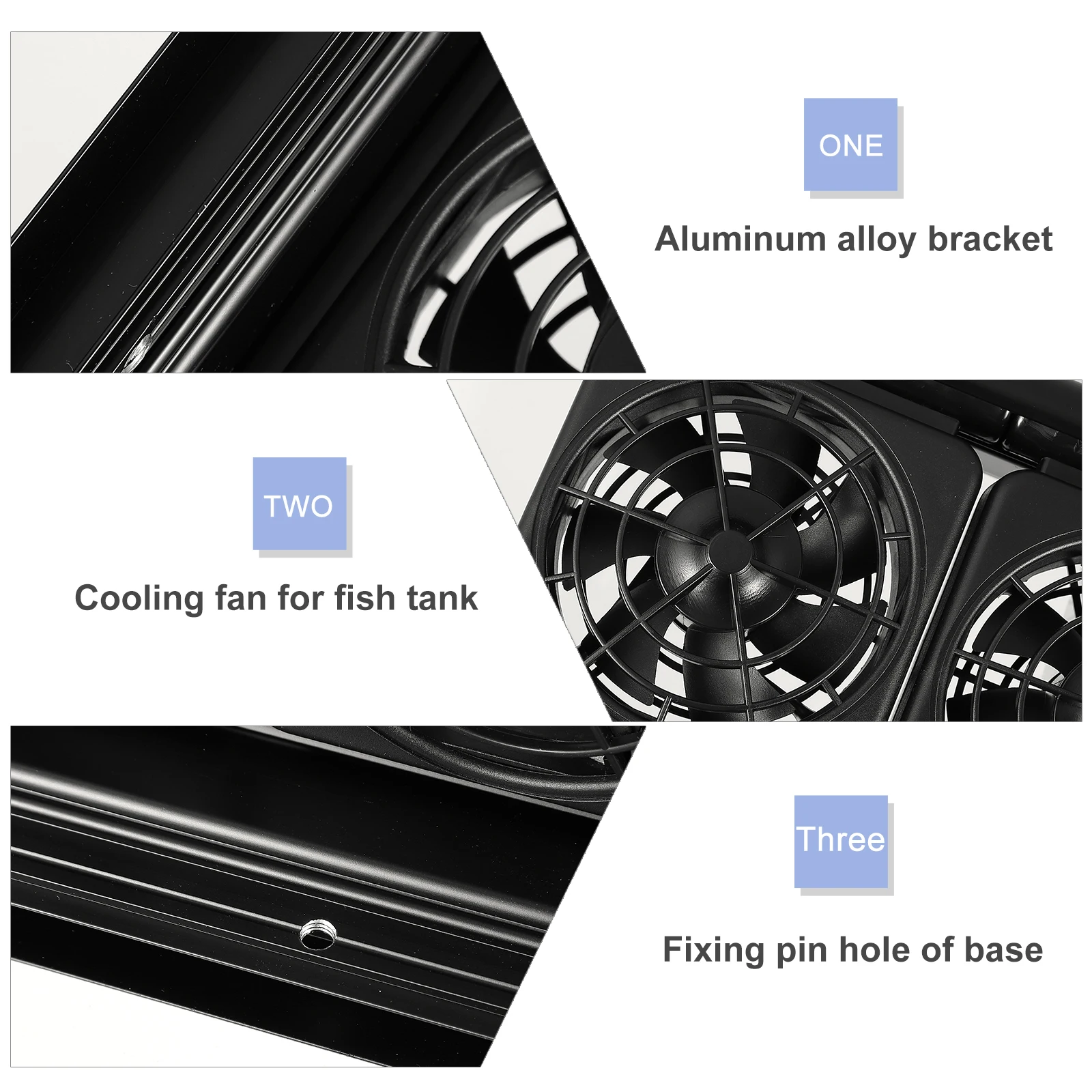 4-Head Aquarium Cooling Fan Fish Tank Chiller Adjustable 1.2cm Clamp 2-3°C Temperature Reduction Saltwater Freshwater Compatible
4-Head Aquarium Cooling Fan Fish Tank Chiller Adjustable 1.2cm Clamp 2-3°C Temperature Reduction Saltwater Freshwater Compatible