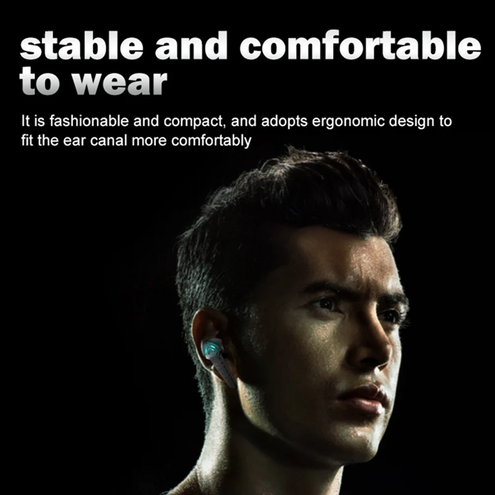 1 set Earbuds Wireless Stereo Headphones Waterproof Sweat-Resistant Noise Cancelling In-Ear Sports Earphone For Gym
1 set Earbuds Wireless Stereo Headphones Waterproof Sweat-Resistant Noise Cancelling In-Ear Sports Earphone For Gym