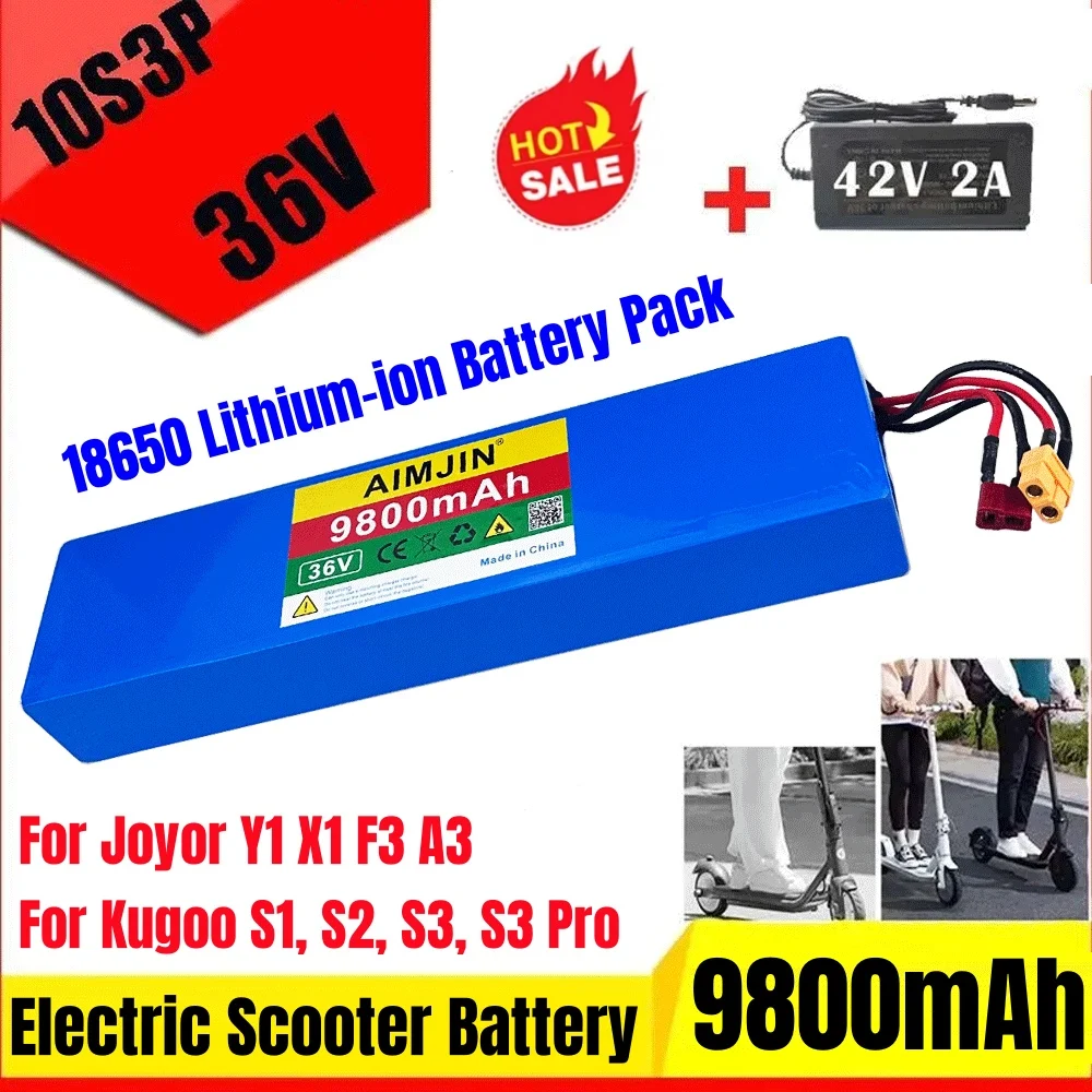 36V 10S3P 9800mAh Rechargeable Lithium Battery Pack | High Capacity for E-Bike/E-Scooter/Power Tools with BMS
36V 10S3P 9800mAh Rechargeable Lithium Battery Pack | High Capacity for E-Bike/E-Scooter/Power Tools with BMS