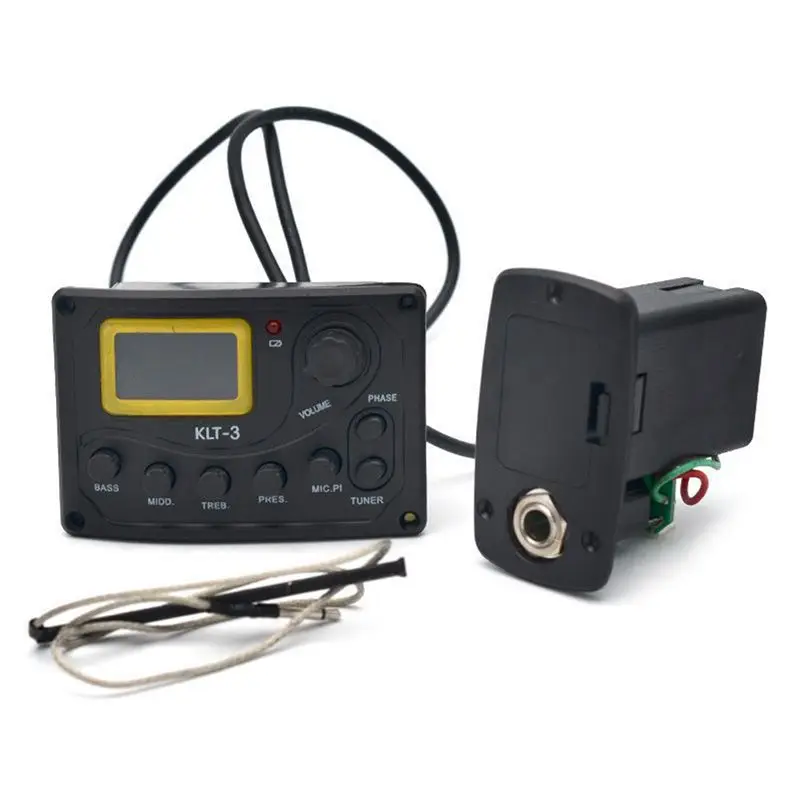 HOES-2X 4 Band EQ Equalizer KLT-3 Acoustic Guitar Bass EQ Preamp With Digital Tuner Guitar Pickup
HOES-2X 4 Band EQ Equalizer KLT-3 Acoustic Guitar Bass EQ Preamp With Digital Tuner Guitar Pickup