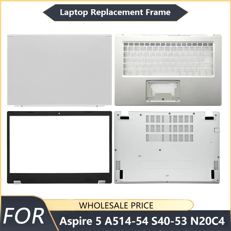 NEW For Acer Aspire 5 A514-54G N20C4 S40-53 EX214-52 Laptop LCD Back Cover Front Bezel Palmrest Bottom Case Laptop Frames
NEW For Acer Aspire 5 A514-54G N20C4 S40-53 EX214-52 Laptop LCD Back Cover Front Bezel Palmrest Bottom Case Laptop Frames