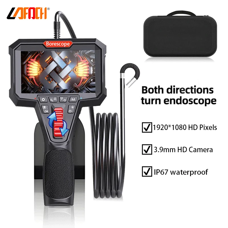 Two-Way Articulating Borescope, Endoscope Inspection Camera with Light, Articulated Snake Camera,for Automotive Inspections
Two-Way Articulating Borescope, Endoscope Inspection Camera with Light, Articulated Snake Camera,for Automotive Inspections