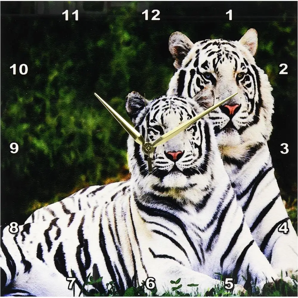 13 x 13 White Tiger Wall Clock - DPP_54187_2 Model
13 x 13 White Tiger Wall Clock - DPP_54187_2 Model