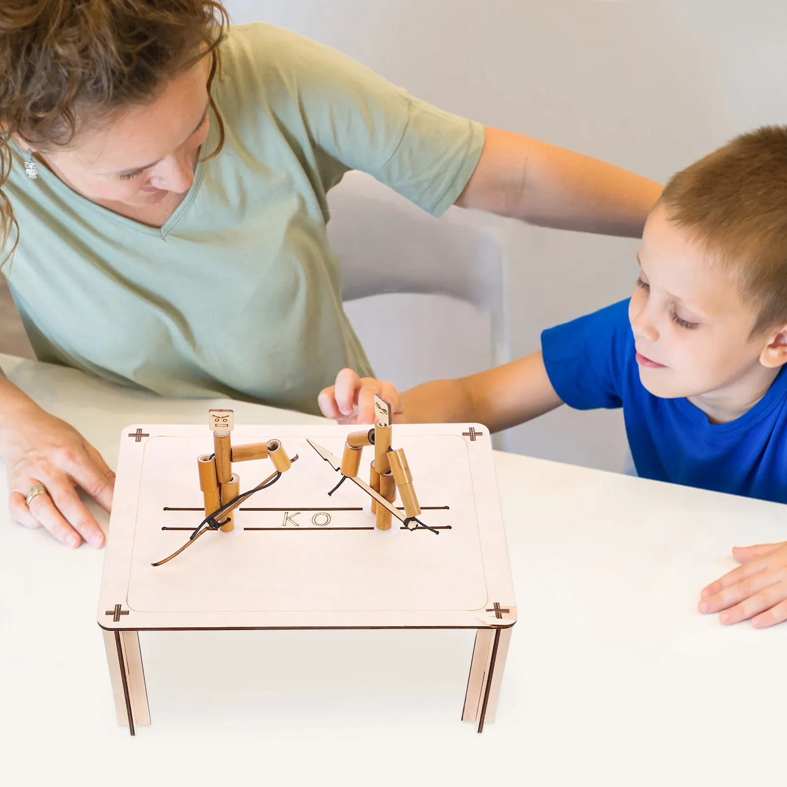 1Set Bamboo Puppet Kit with Wooden Pk Table Flexible Joint DIY Game for Enhances Problem Solving Creativity Cognitive
1Set Bamboo Puppet Kit with Wooden Pk Table Flexible Joint DIY Game for Enhances Problem Solving Creativity Cognitive
