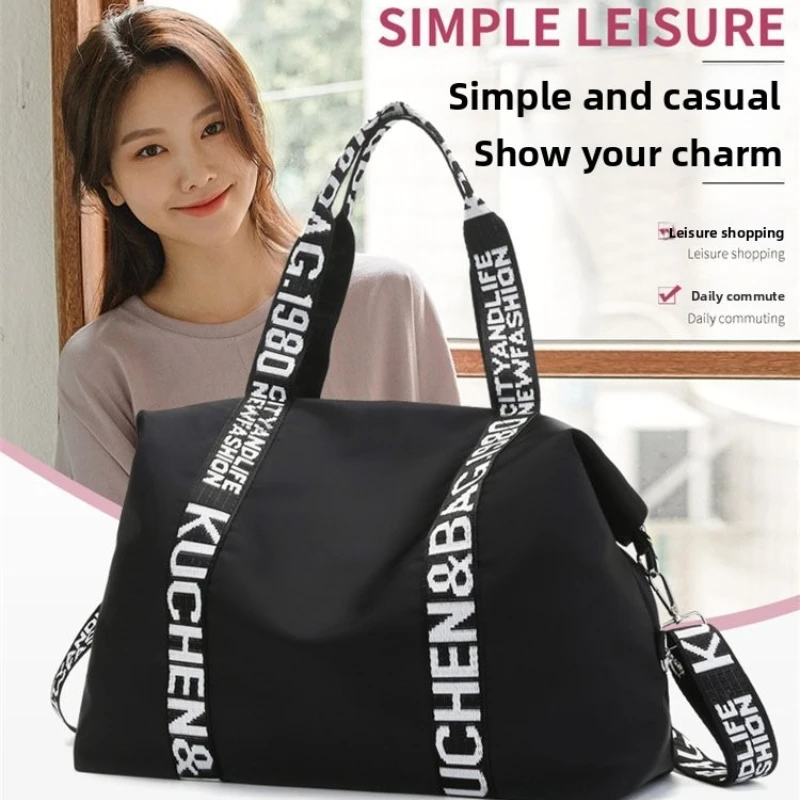 Trendy Nylon Large Capacity Tote Bag with Statement Letter Print Straps Shoulder Bag Multi Use Crossbody Purse Sports Travel Bag
Trendy Nylon Large Capacity Tote Bag with Statement Letter Print Straps Shoulder Bag Multi Use Crossbody Purse Sports Travel Bag