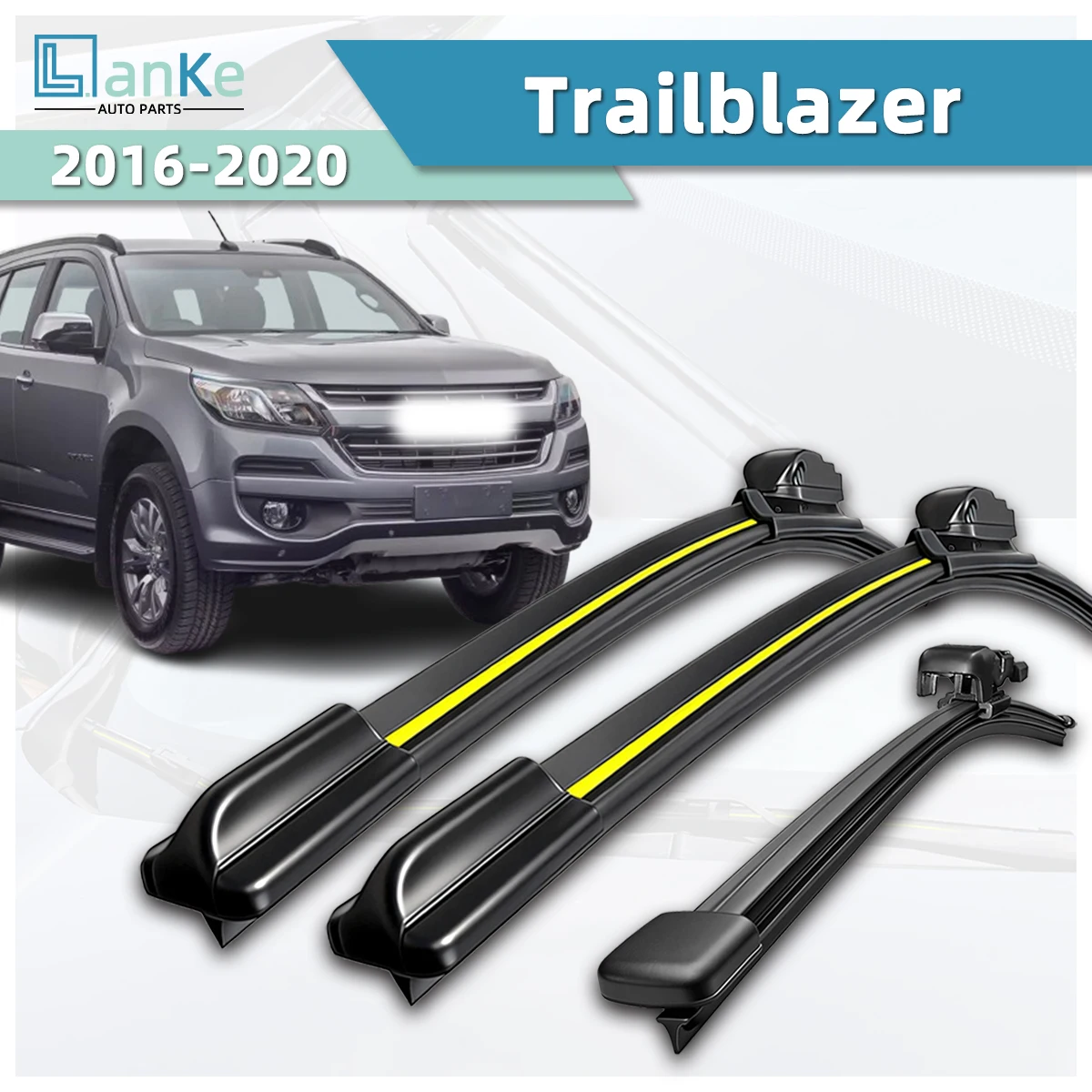 Suitable For Holden Trailblazer (2016-2020) Car Wipers Natural Rubber High-Definition Durable Front Windshield Two-Way Wipers
Suitable For Holden Trailblazer (2016-2020) Car Wipers Natural Rubber High-Definition Durable Front Windshield Two-Way Wipers