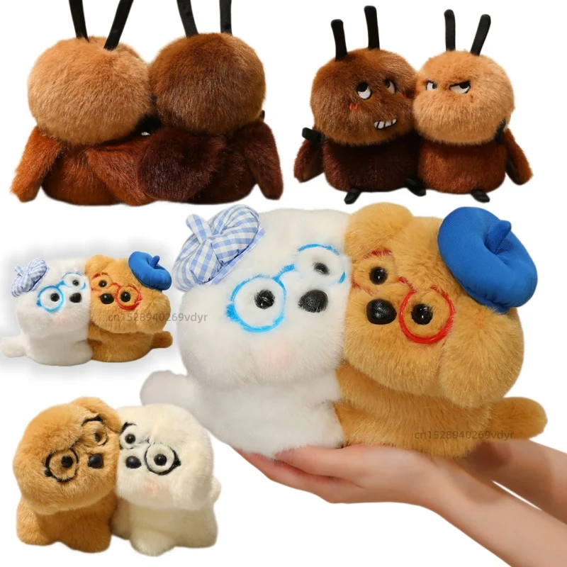 16cm Magnetic Glasses Dog Cockroach Small Eyes Cartoon Animals Plush Toy Soft Dolls Cute Couple's Gift Table Decoration for Baby
16cm Magnetic Glasses Dog Cockroach Small Eyes Cartoon Animals Plush Toy Soft Dolls Cute Couple's Gift Table Decoration for Baby