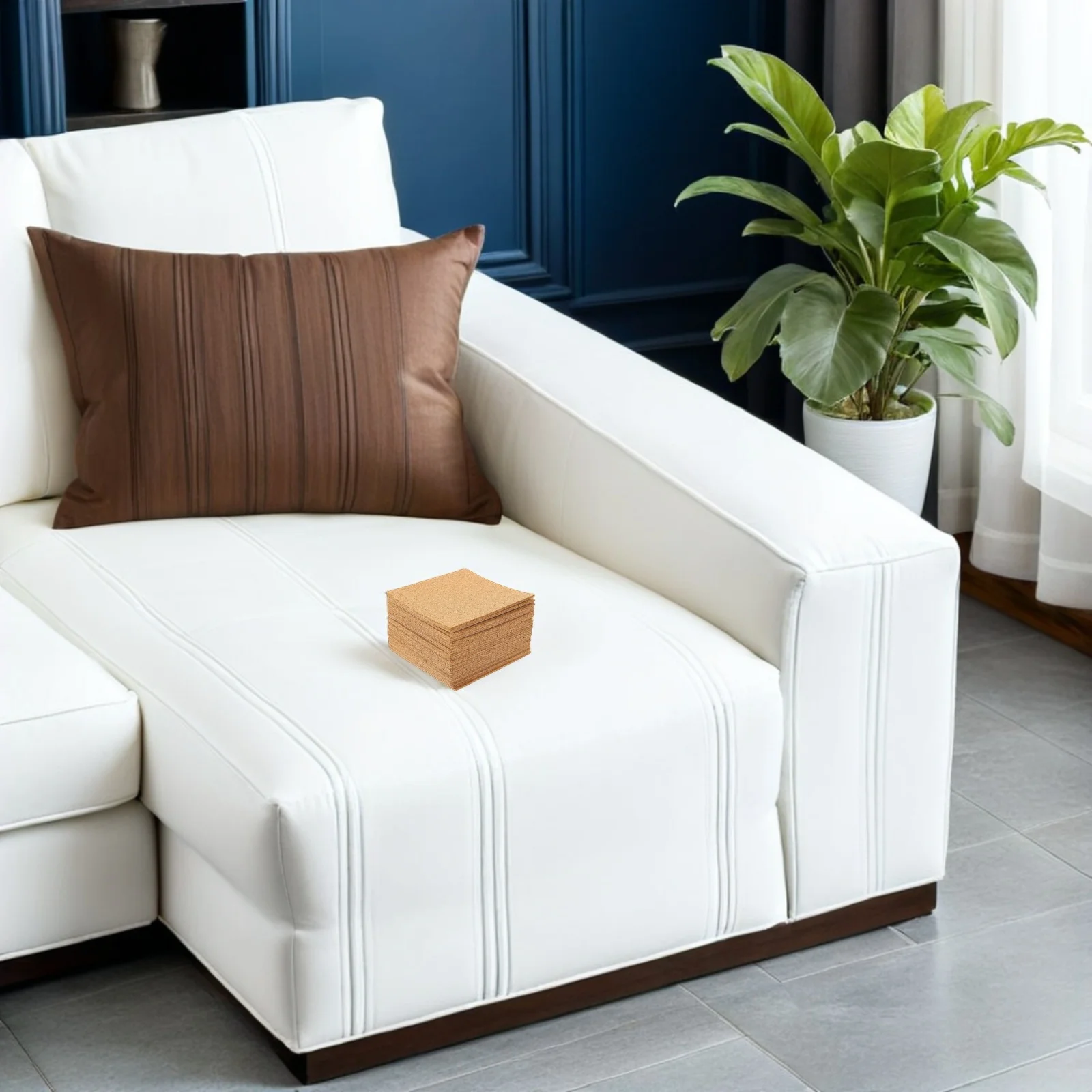 40Pcs Self Adhesive Cork Squares Peel Stick Cork Boards for Wall Soundproofing DIY Crafts Coasters Office Kitchen Use
40Pcs Self Adhesive Cork Squares Peel Stick Cork Boards for Wall Soundproofing DIY Crafts Coasters Office Kitchen Use