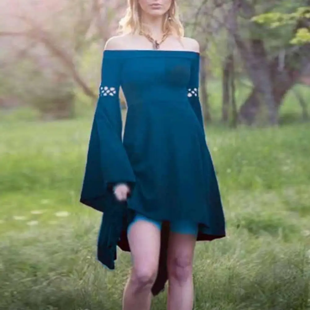 Princess Mini Dress Elegant Off-shoulder Princess Dress with Bell Sleeves Irregular Hem for Cosplay Cocktail Parties Slim for A
Princess Mini Dress Elegant Off-shoulder Princess Dress with Bell Sleeves Irregular Hem for Cosplay Cocktail Parties Slim for A