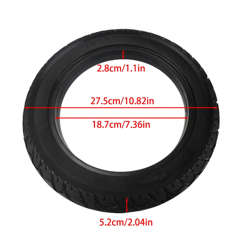 Electric scooter solid tires 12 1/2x2 1/4, puncture resistant tires, suitable for electric vehicles and wheelchairs
Electric scooter solid tires 12 1/2x2 1/4, puncture resistant tires, suitable for electric vehicles and wheelchairs