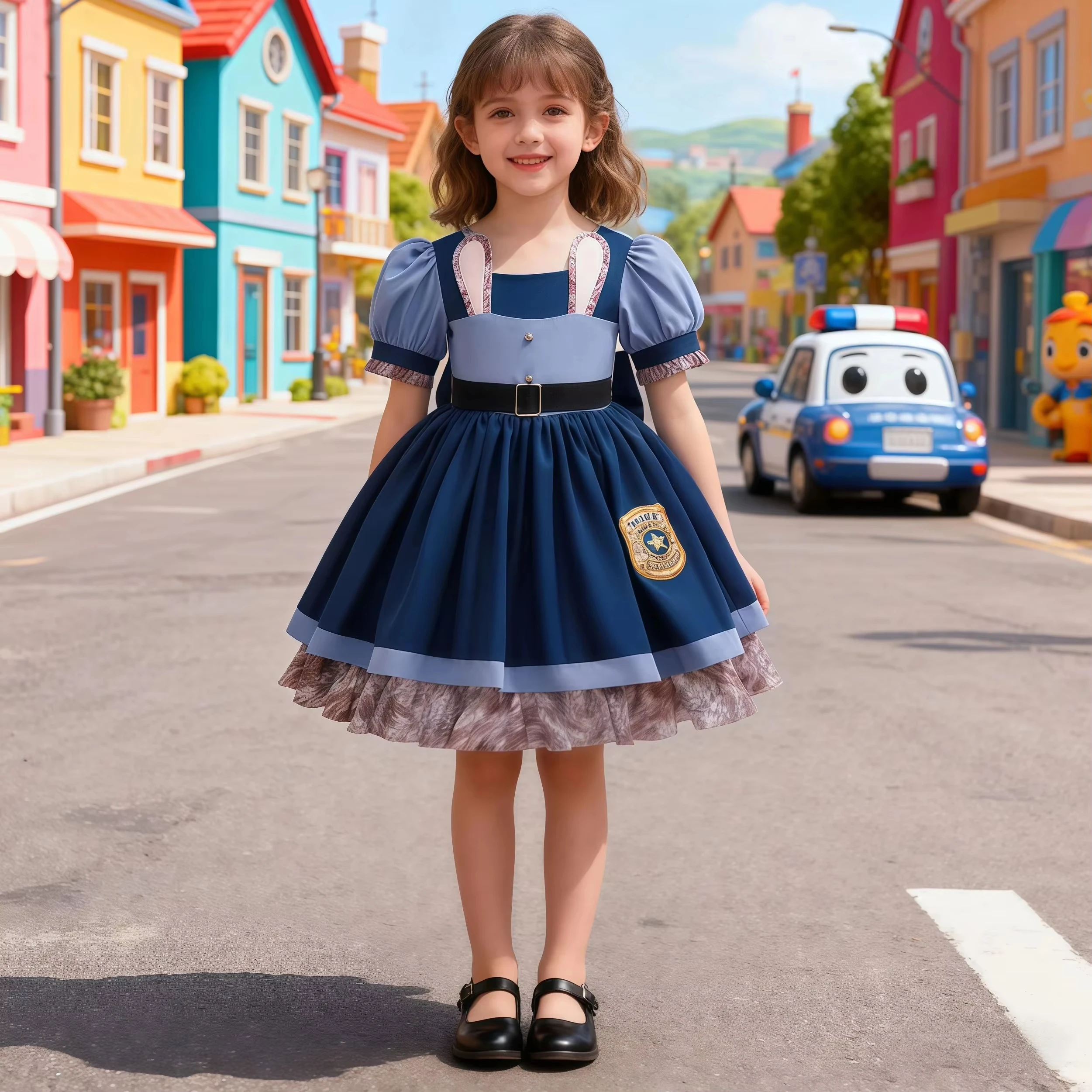 Disney New Movie Zootopia 2 Disney Brave Cute Bunny Judy Costume For Baby Girl Role Play Judy Hopps Rabbit Disguise Dress Set 2-
Disney New Movie Zootopia 2 Disney Brave Cute Bunny Judy Costume For Baby Girl Role Play Judy Hopps Rabbit Disguise Dress Set 2-