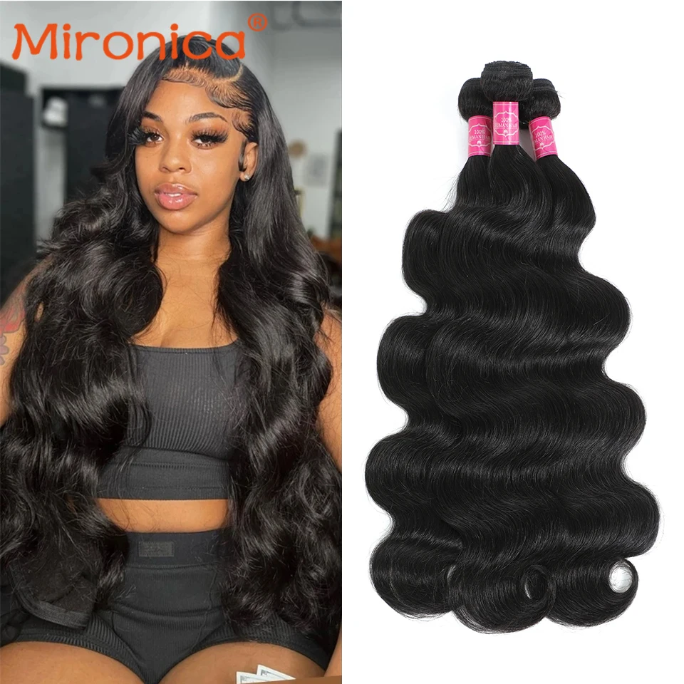 8-30 Inch Body Wave Bundles 100% Human Hair Brazilian Unprocessed Double Weft Weaving Virgin Hair Extensions #1B 1 2 3 4 Bundles
8-30 Inch Body Wave Bundles 100% Human Hair Brazilian Unprocessed Double Weft Weaving Virgin Hair Extensions #1B 1 2 3 4 Bundles