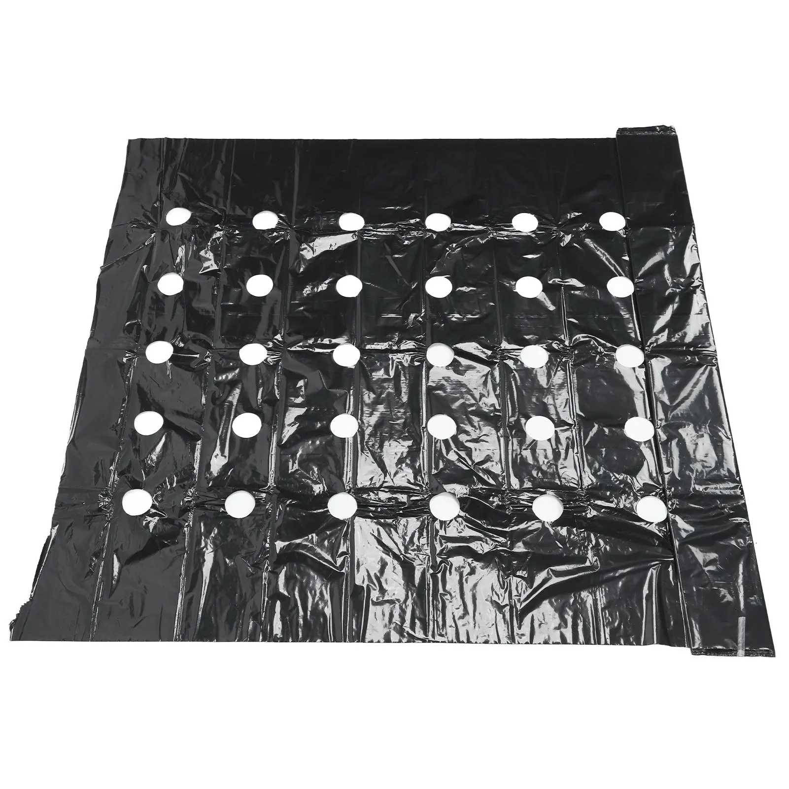 High Tenacity Black Perforated PE Mulch Film Greenhouse Agriculture Control Plant Growth Protective Covering Film
High Tenacity Black Perforated PE Mulch Film Greenhouse Agriculture Control Plant Growth Protective Covering Film