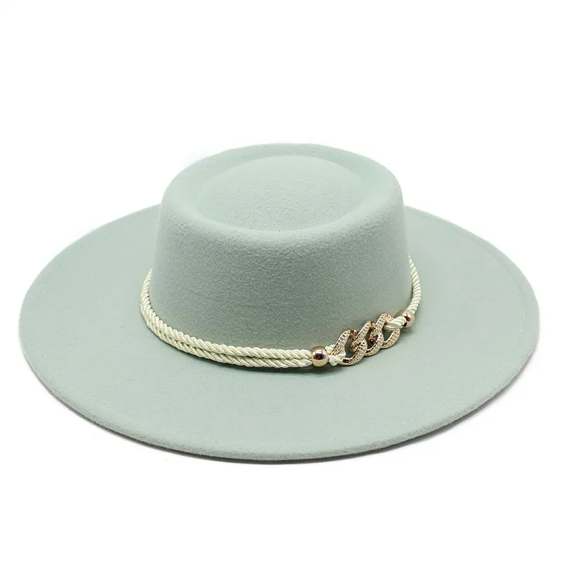 Flat Top Woolen Hat 8 5cm Men Women Faionable Formal Cap Spring Summer Autumn Winter Seasonal round Ring Hollow Design Cap
Flat Top Woolen Hat 8 5cm Men Women Faionable Formal Cap Spring Summer Autumn Winter Seasonal round Ring Hollow Design Cap