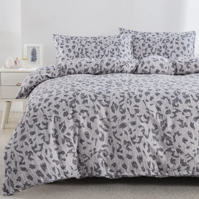 Luxury Leopard Reversible Duvet Cover Set Africa Animal Cheetah Print Bedding Set Soft Polyester Twin Full Queen Comforter Cover
Luxury Leopard Reversible Duvet Cover Set Africa Animal Cheetah Print Bedding Set Soft Polyester Twin Full Queen Comforter Cover