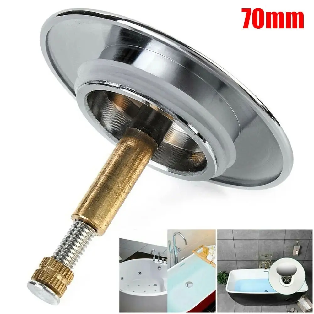 1Pcs Durable Pop Up Waste Stopper Bathtub Plug Only Flat Seal Brass Bath Stopper Adjustable 70mm Bathroom Tub Drain Filter
1Pcs Durable Pop Up Waste Stopper Bathtub Plug Only Flat Seal Brass Bath Stopper Adjustable 70mm Bathroom Tub Drain Filter