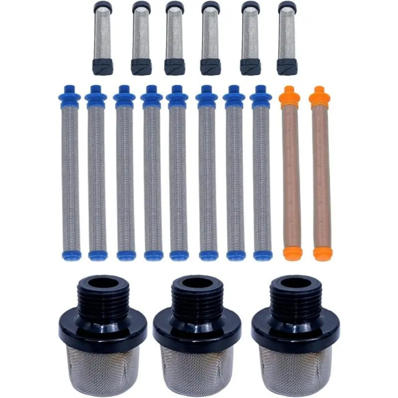 WORTHOWN-(3+8+2+6PK) Replaces For Graco Paint Sprayers 288716 3/4" Pump Inlet Strainer 288749 288750 288747 60 100 40 Mesh Filte
WORTHOWN-(3+8+2+6PK) Replaces For Graco Paint Sprayers 288716 3/4" Pump Inlet Strainer 288749 288750 288747 60 100 40 Mesh Filte