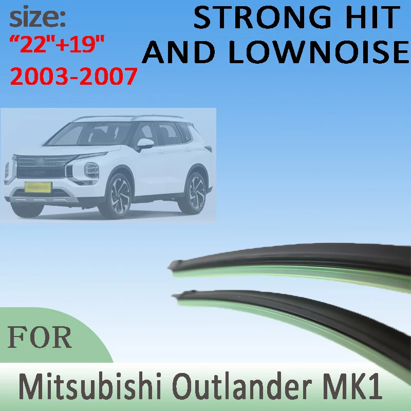 For Mitsubishi Outlander MK1 2003-2007 2004 2005 2006 Wiper Front Wiper Blades Windshield Windscreen Window 22"+19"
For Mitsubishi Outlander MK1 2003-2007 2004 2005 2006 Wiper Front Wiper Blades Windshield Windscreen Window 22"+19"