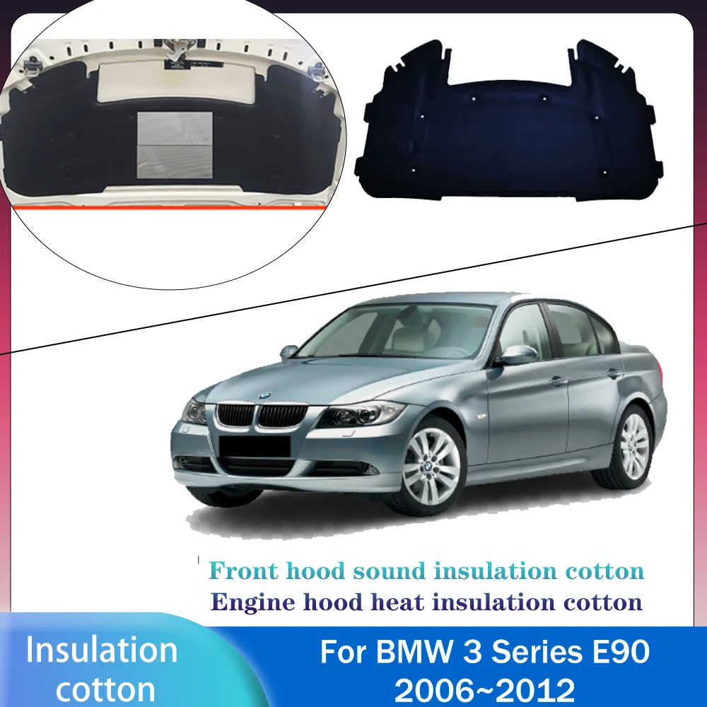 For BMW 3 Series E90 2006~2012 2007 2008 2009 2010 Car Engine Sound Heat Insulation Cotton Pad Soundproof Mat Cover Accessories
For BMW 3 Series E90 2006~2012 2007 2008 2009 2010 Car Engine Sound Heat Insulation Cotton Pad Soundproof Mat Cover Accessories